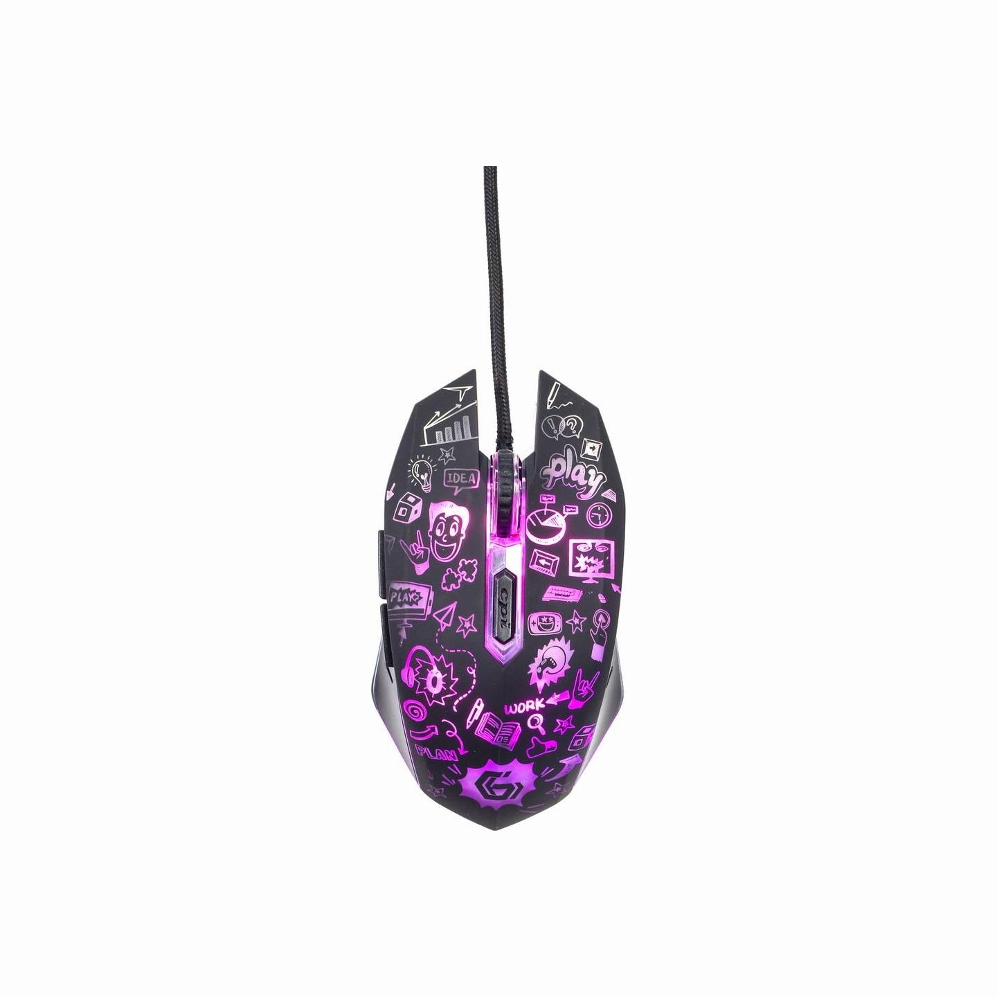 Gembird MOUSE USB OPTICAL BLACK/MUS-6B-GRAFIX-01 GEMBIRD