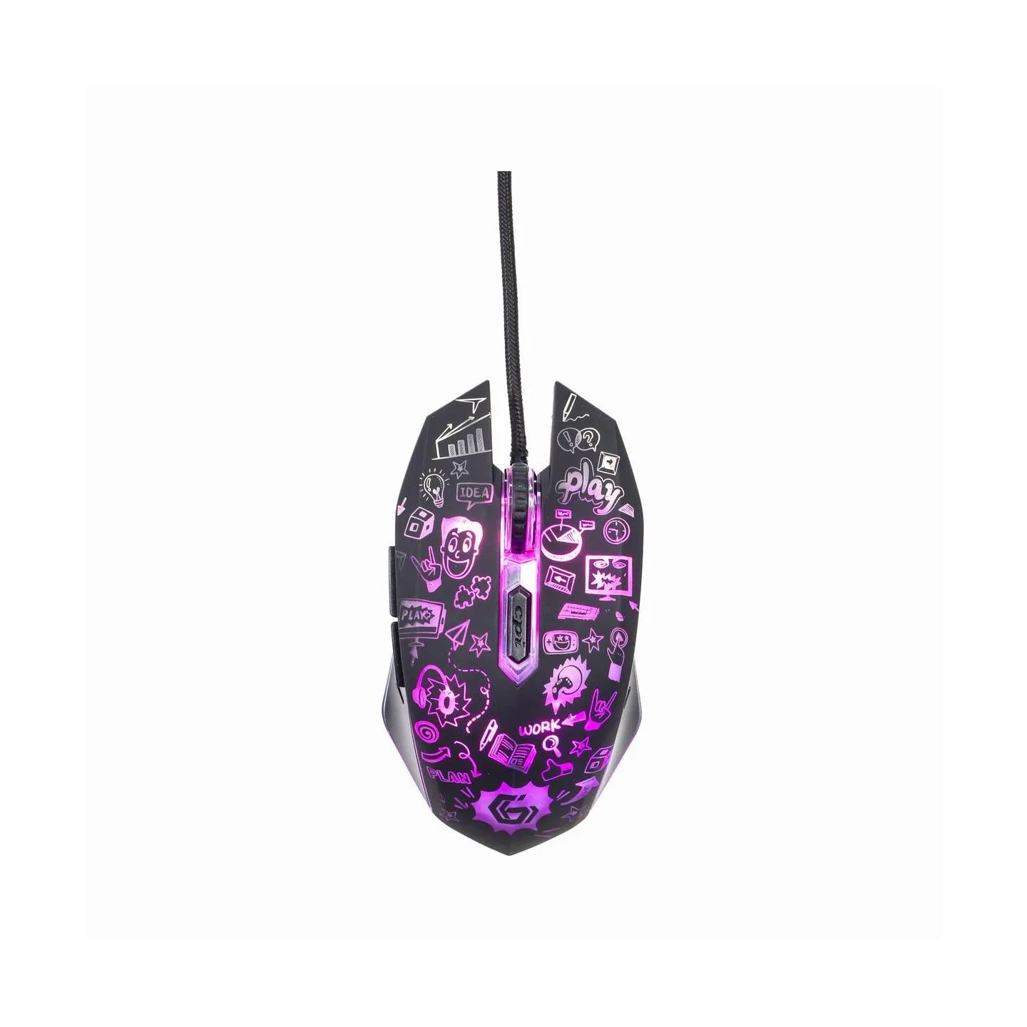 Gembird MOUSE USB OPTICAL BLACK/MUS-6B-GRAFIX-01 GEMBIRD