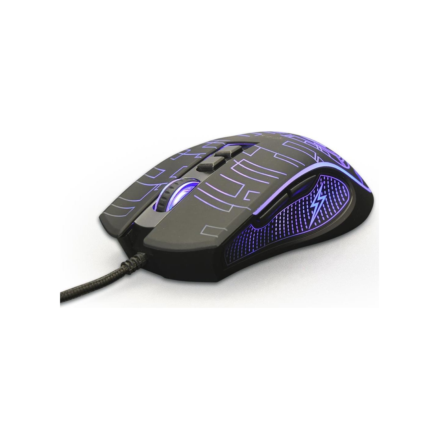 Gembird MOUSE USB OPTICAL GAMING/BLACK MUSG-RGB-01 GEMBIRD