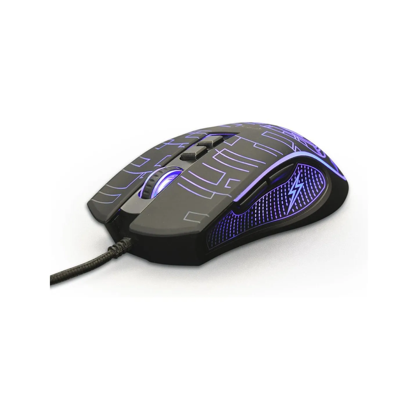 Gembird MOUSE USB OPTICAL GAMING/BLACK MUSG-RGB-01 GEMBIRD
