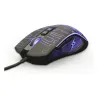 Gembird MOUSE USB OPTICAL GAMING/BLACK MUSG-RGB-01 GEMBIRD