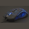 Gembird MOUSE USB OPTICAL GAMING/BLACK MUSG-RGB-01 GEMBIRD