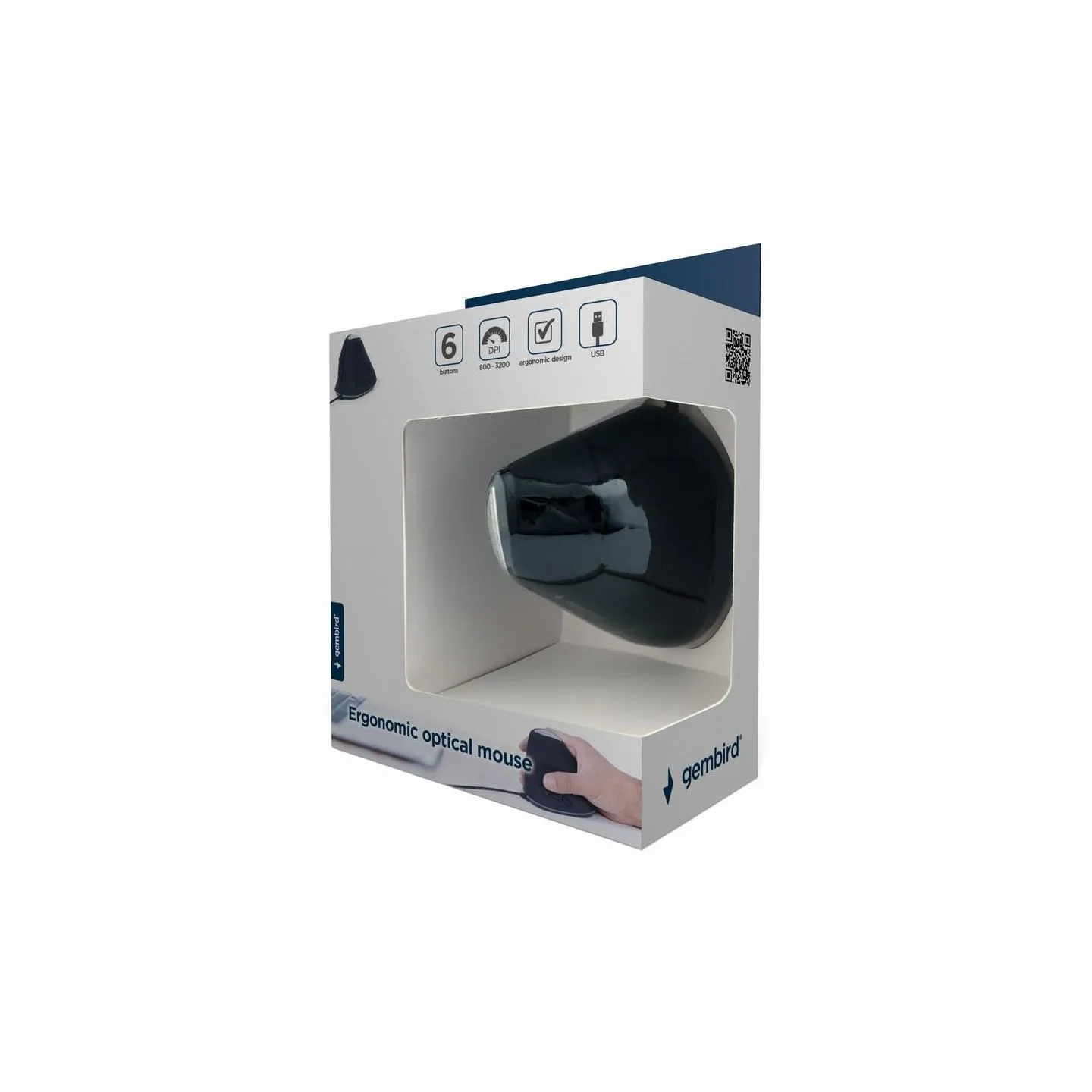 Gembird MOUSE USB OPTICAL SPACEGREY/ERGONOMIC MUS-ERGO-03 GEMBIRD
