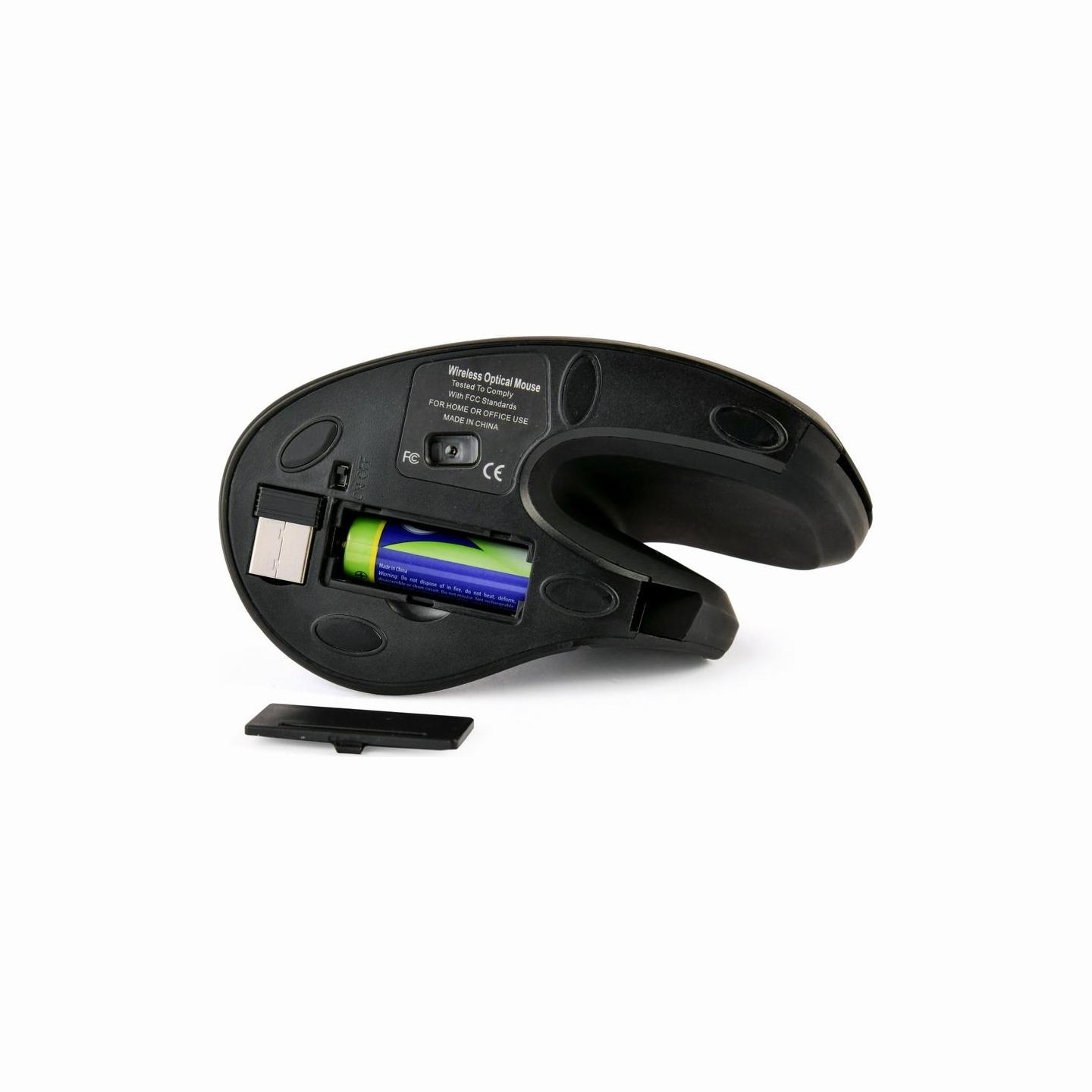 Gembird MOUSE USB OPTICAL WRL BLACK/ERGONOMIC MUSW-ERGO-03 GEMBIRD