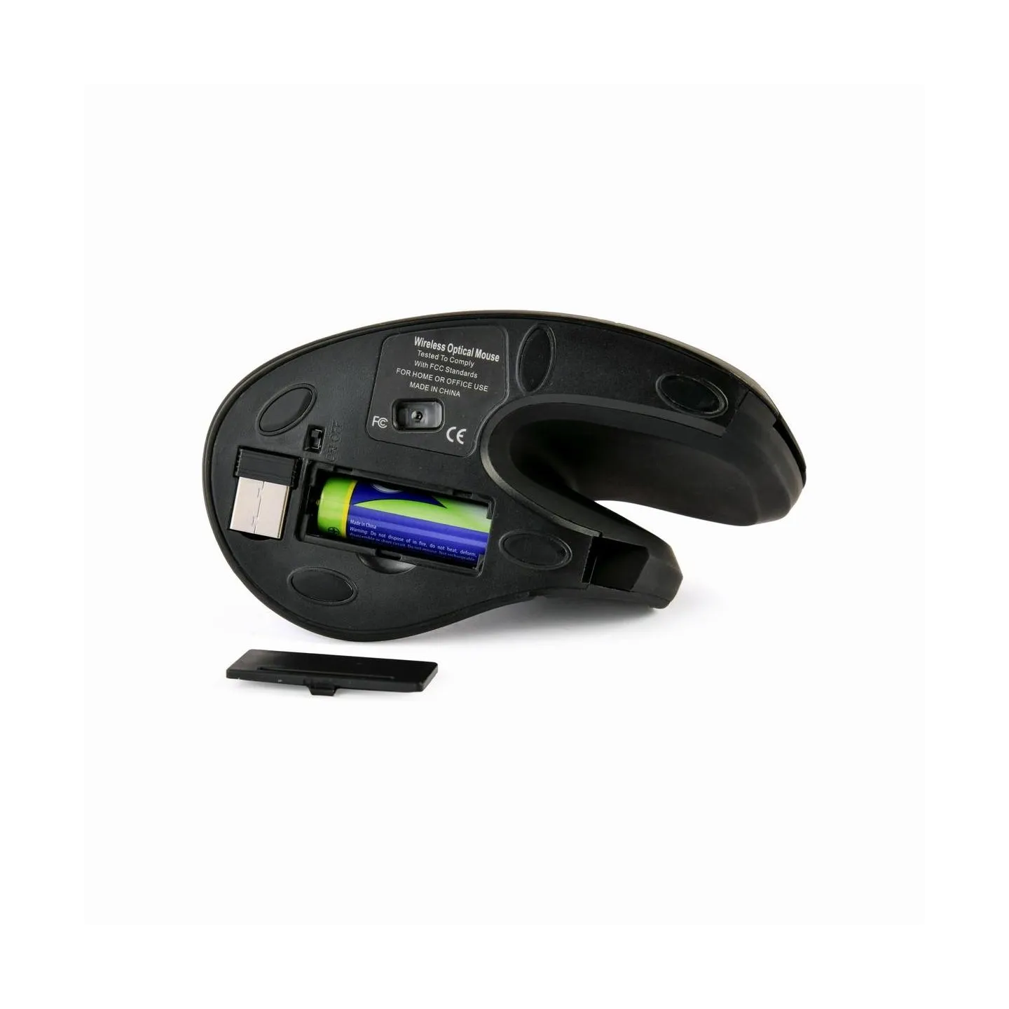 Gembird MOUSE USB OPTICAL WRL BLACK/ERGONOMIC MUSW-ERGO-03 GEMBIRD