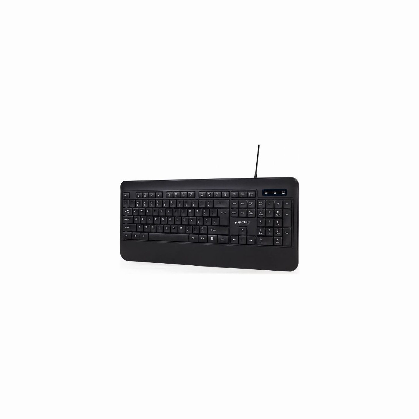 Gembird | Multimedia Keyboard | KB-UML-03 | Multimedia | Wired | US | Black