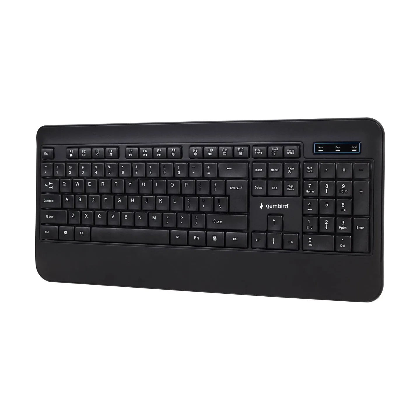 Gembird | Multimedia Keyboard | KB-UML-03 | Multimedia | Wired | US | Black