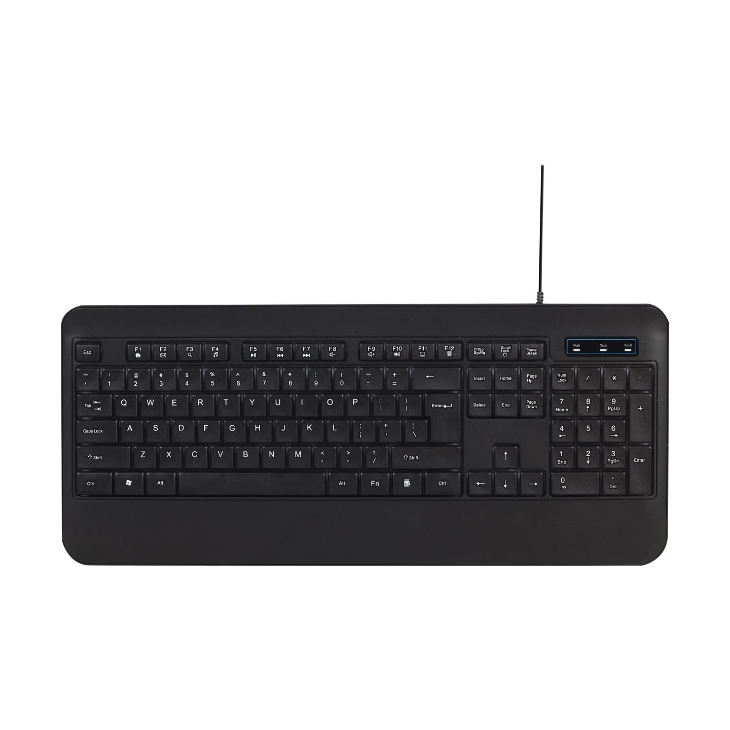 Gembird | Multimedia Keyboard | KB-UML-03 | Multimedia | Wired | US | Black