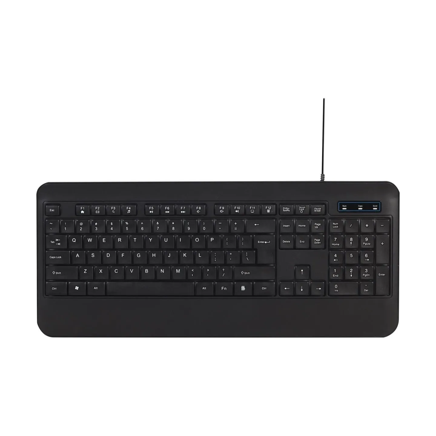 Gembird | Multimedia Keyboard | KB-UML-03 | Multimedia | Wired | US | Black