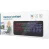 Gembird | Multimedia Keyboard | KB-UML-03 | Multimedia | Wired | US | Black