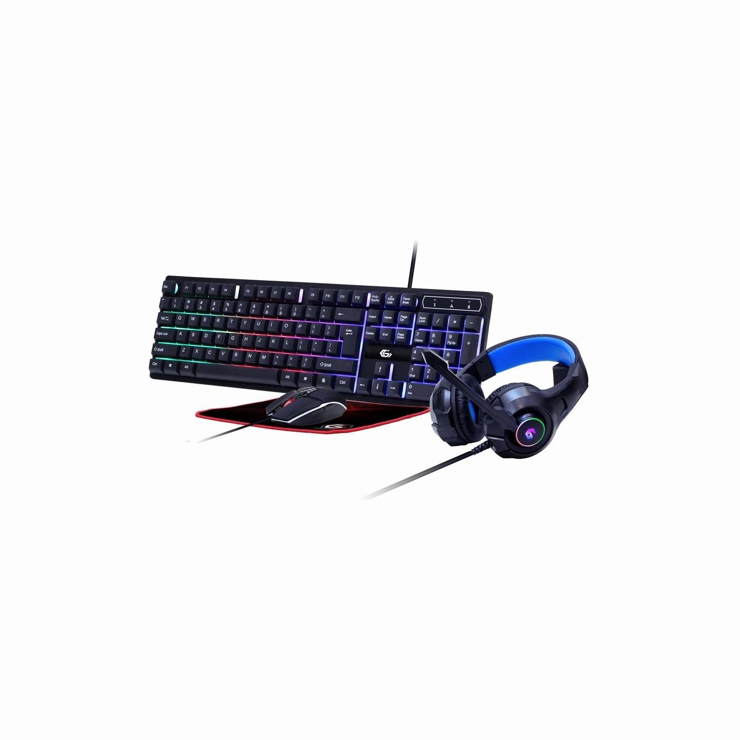 Gembird KEYBOARD USB GAMING KIT ENG/GHOST GGS-UMGL4-02 GEMBIRD
