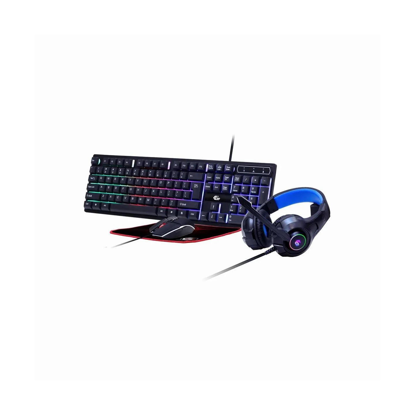 Gembird KEYBOARD USB GAMING KIT ENG/GHOST GGS-UMGL4-02 GEMBIRD