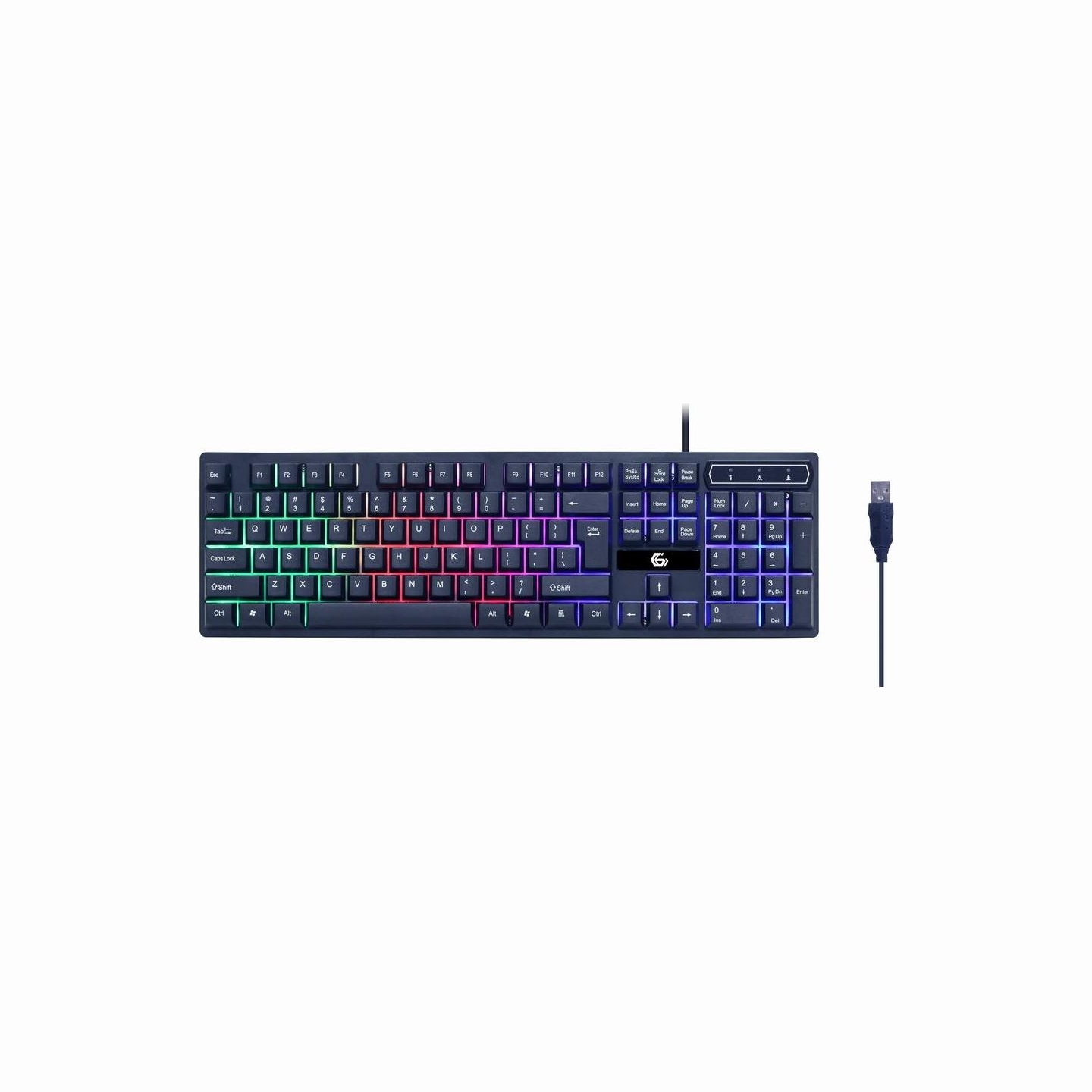 Gembird KEYBOARD USB GAMING KIT ENG/GHOST GGS-UMGL4-02 GEMBIRD