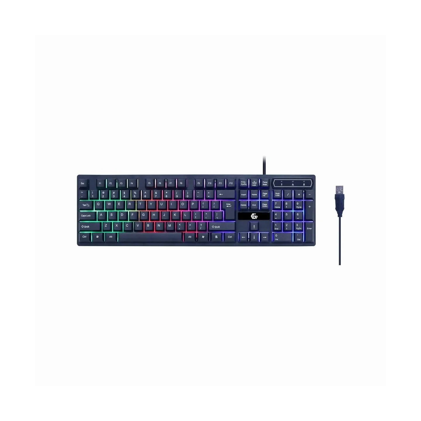 Gembird KEYBOARD USB GAMING KIT ENG/GHOST GGS-UMGL4-02 GEMBIRD