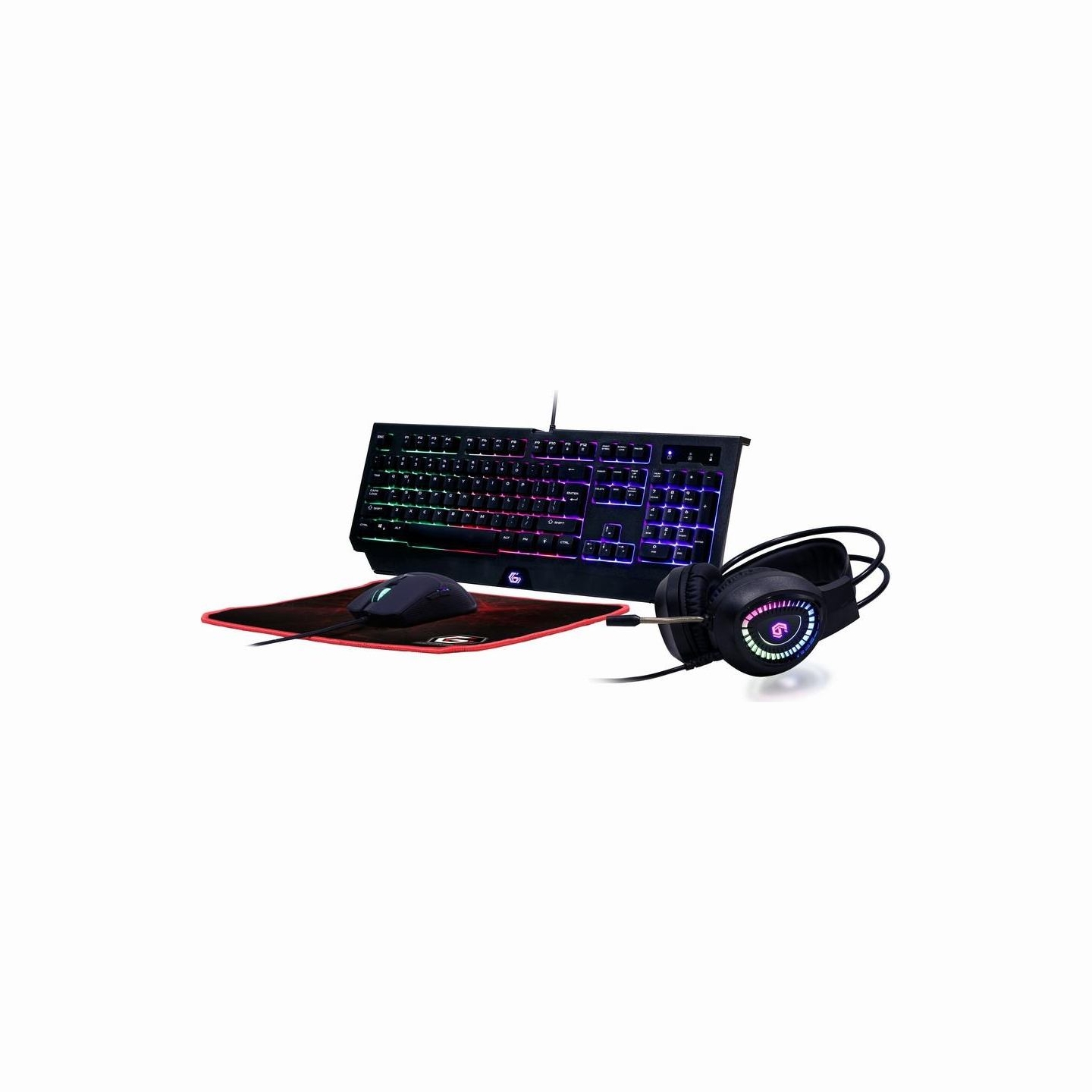 Gembird | 4-in-1 Backlight Gaming Kit "Phantom" | GGS-UMGL4-01 | Gaming Kit | Wired | US