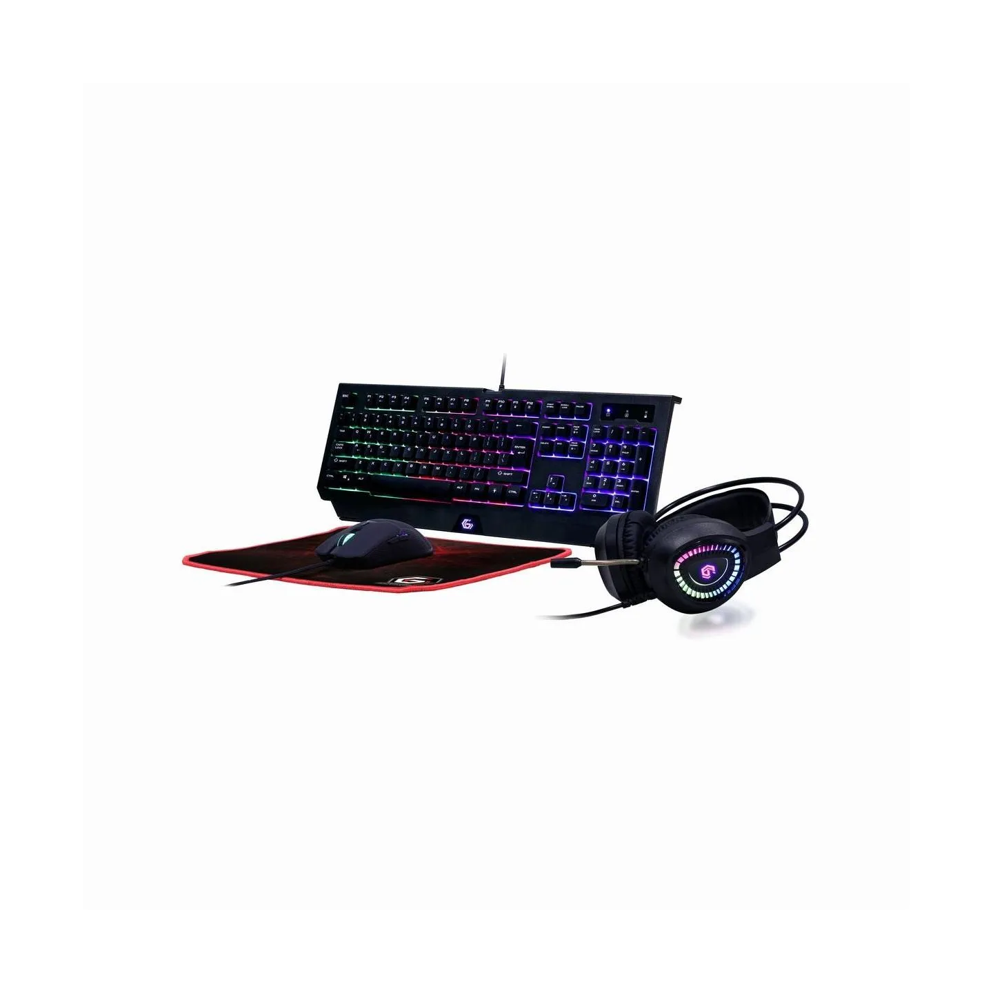 Gembird | 4-in-1 Backlight Gaming Kit "Phantom" | GGS-UMGL4-01 | Gaming Kit | Wired | US