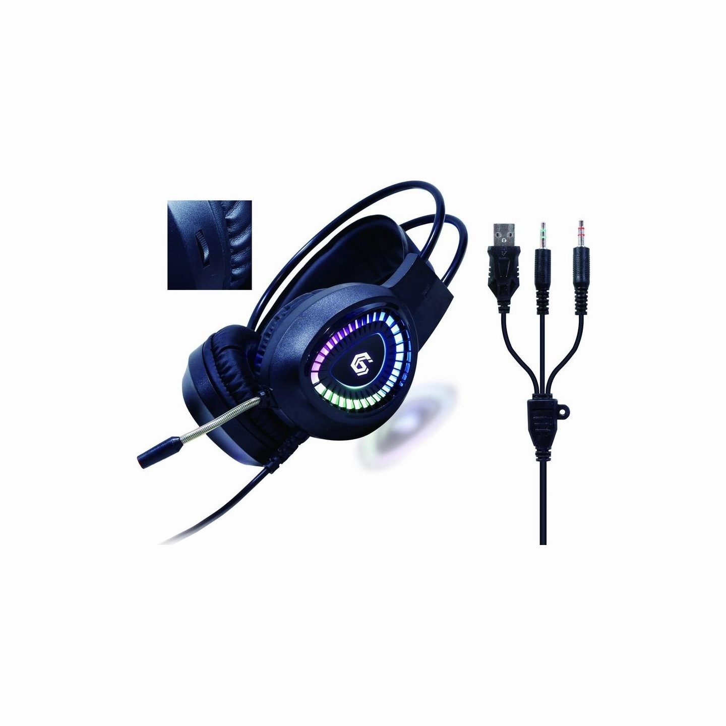 Gembird | 4-in-1 Backlight Gaming Kit "Phantom" | GGS-UMGL4-01 | Gaming Kit | Wired | US
