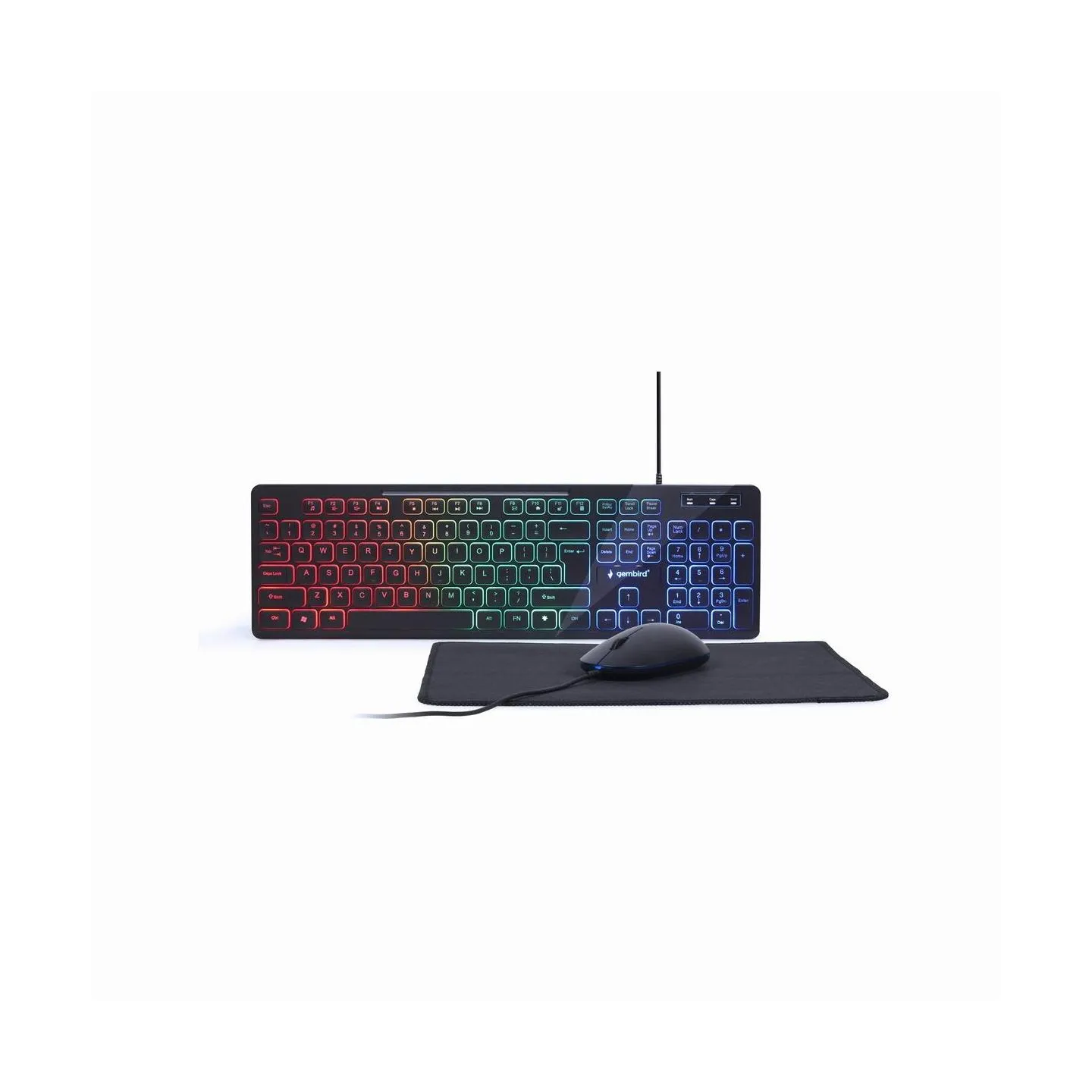 Gembird KEYBOARD +MOUSE USB ENG/KBS-UML-01 GEMBIRD