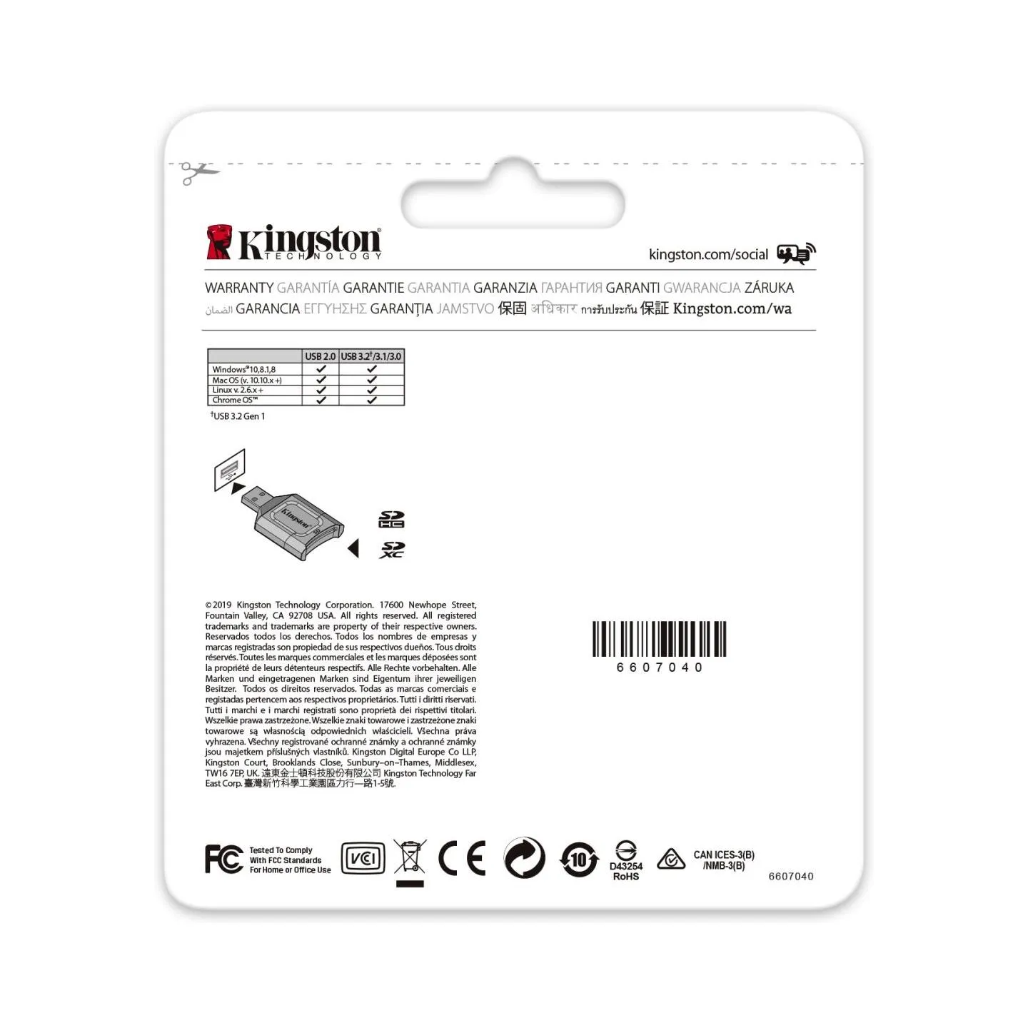 Kingston MEMORY READER FLASH USB3.2/MLP KINGSTON