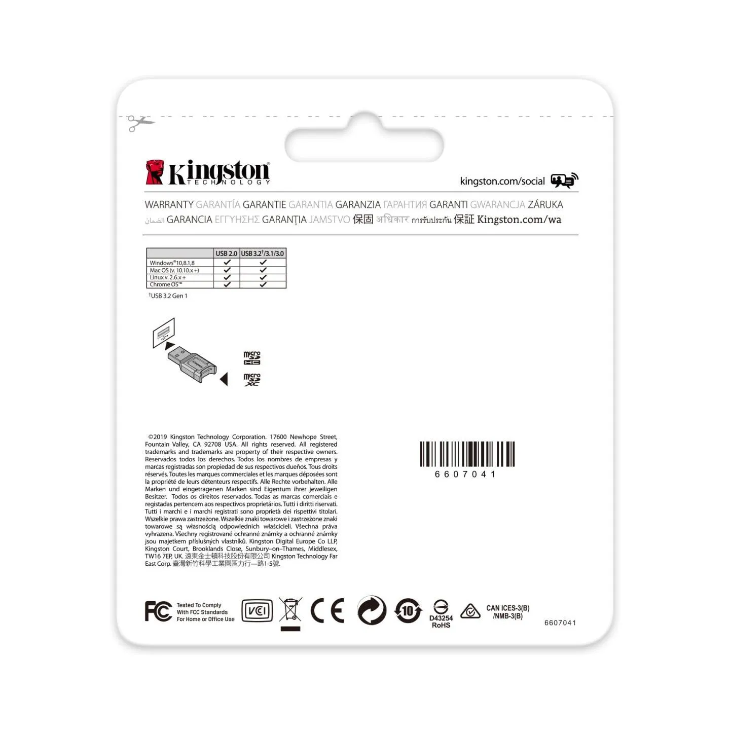Kingston MEMORY READER FLASH USB3.2/MLPM KINGSTON