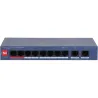 Dahua Switch|DAHUA|DH-CS4010-8ET2GT-110|Switch layer L2|8xRJ-45 ports|RJ-45 Ports Type Fast Ethernet (10/100)|2xGigabit Ethernet