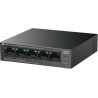 Tp-Link | 5-Port 10/100Mbps Switch with 4-Port PoE | LS105LP | Unmanaged | Desktop