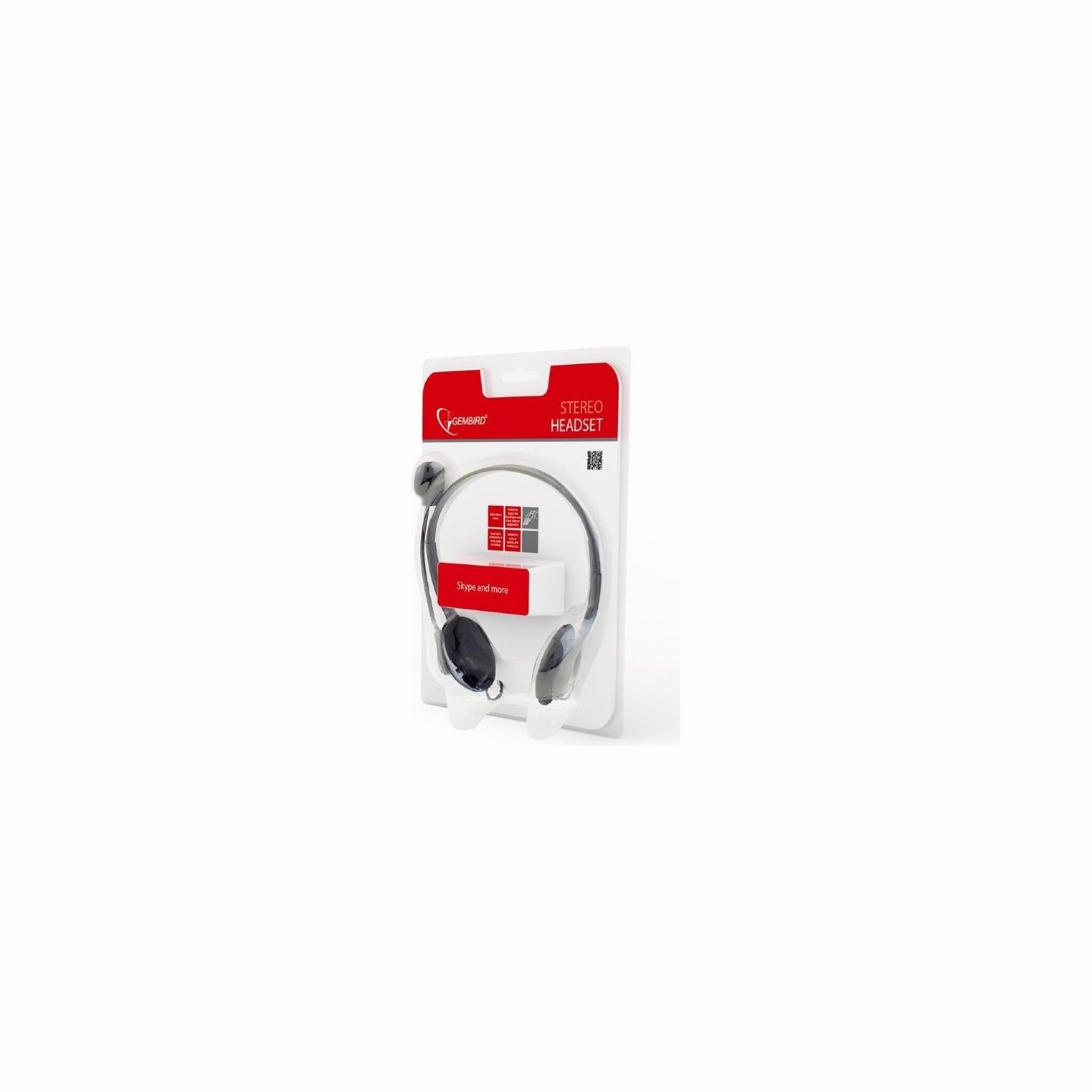 Gembird | Stereo headset | MHS-123 | Built-in microphone | 3.5 mm | Black
