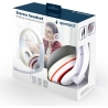 Gembird | Stereo Headset | MHS 03 WTRD | 3.5 mm | White with Red Ring | Headset