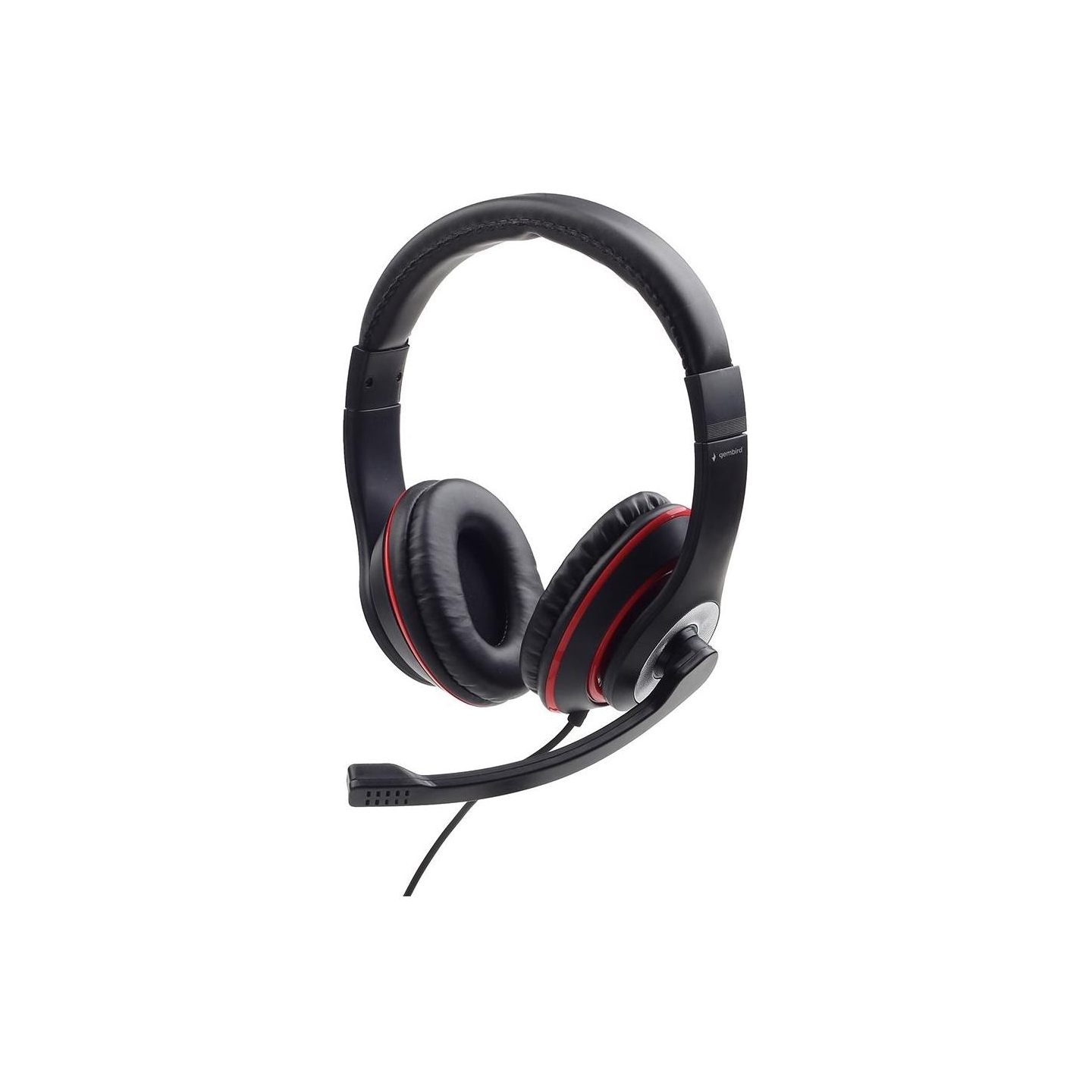Gembird | Stereo headset | MHS-03-BKRD | On-Ear | Built-in microphone | 3.5 mm
