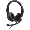 Gembird | Stereo headset | MHS-03-BKRD | On-Ear | Built-in microphone | 3.5 mm