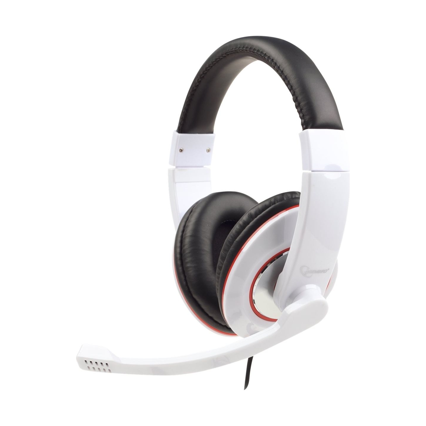 Gembird | MHS-001-GW | Stereo headset | Built-in microphone | 3.5 mm | Glossy white