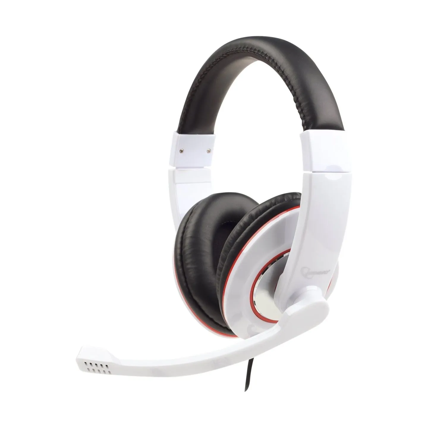 Gembird | MHS-001-GW | Stereo headset | Built-in microphone | 3.5 mm | Glossy white