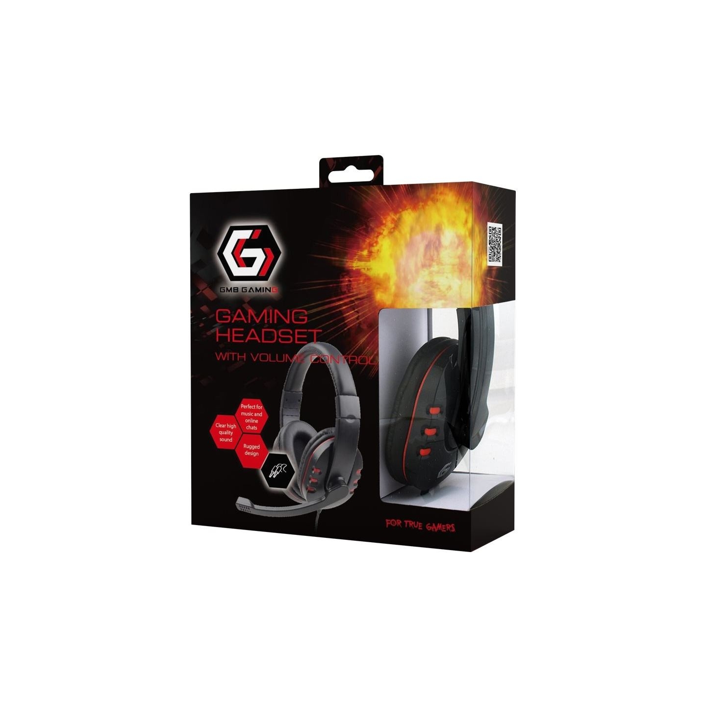 Gembird | Headband | Gaming headset with volume control