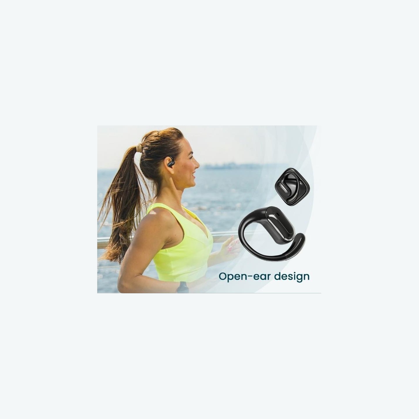 Gembird BT open-ear TWS headphones black