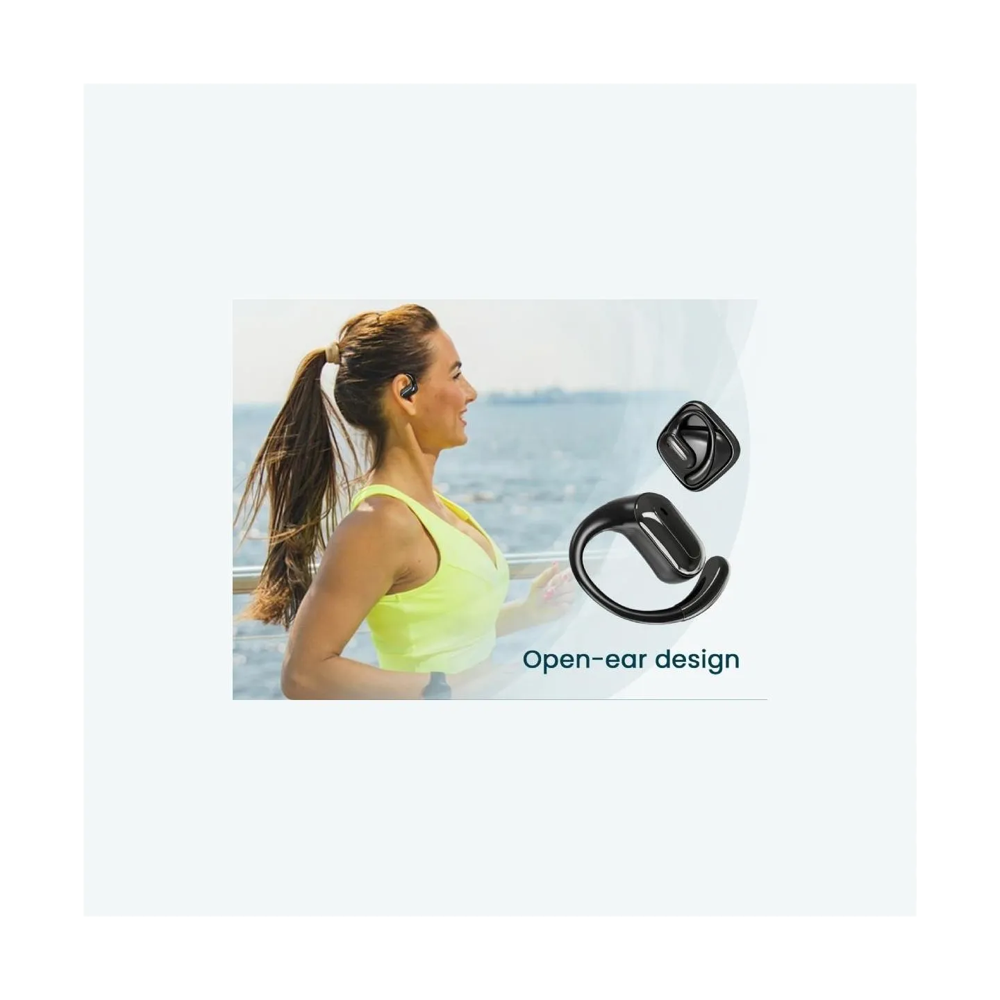 Gembird BT open-ear TWS headphones black