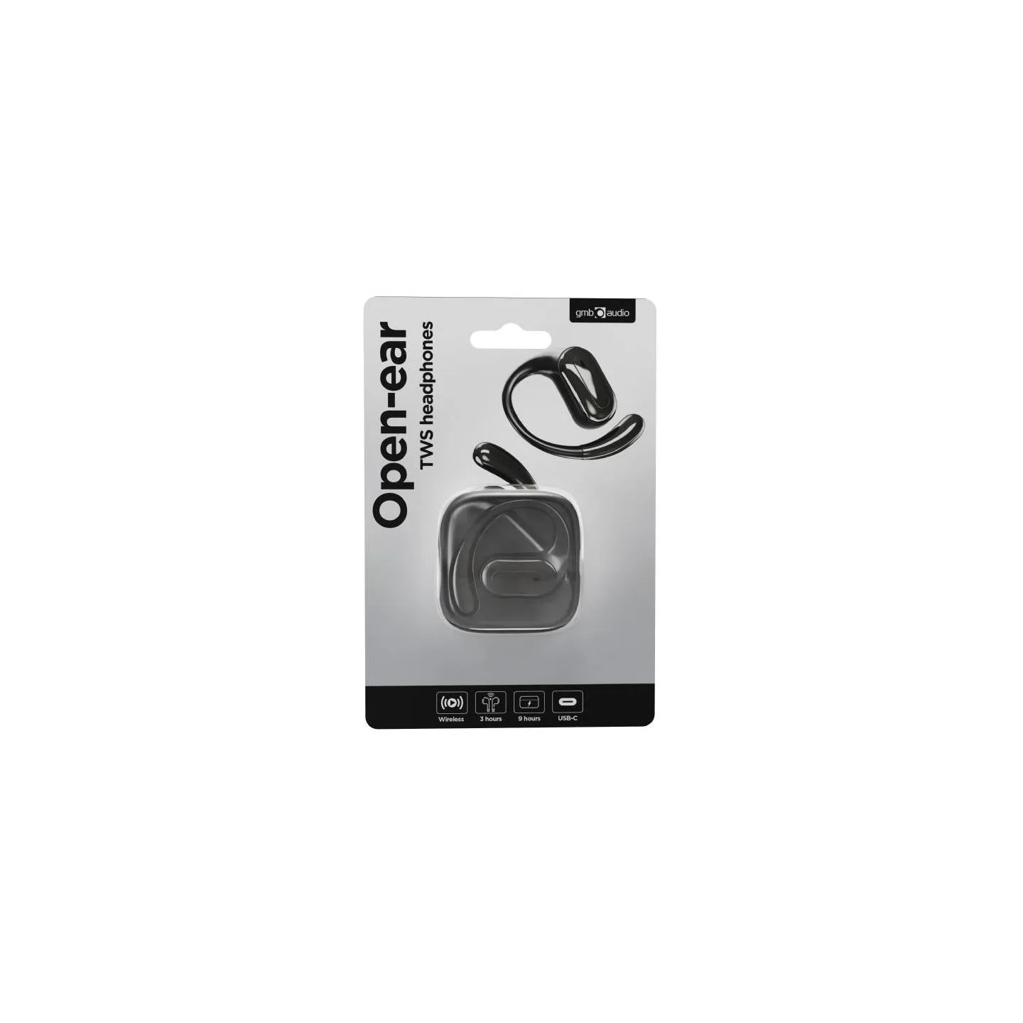 Gembird BT open-ear TWS headphones black