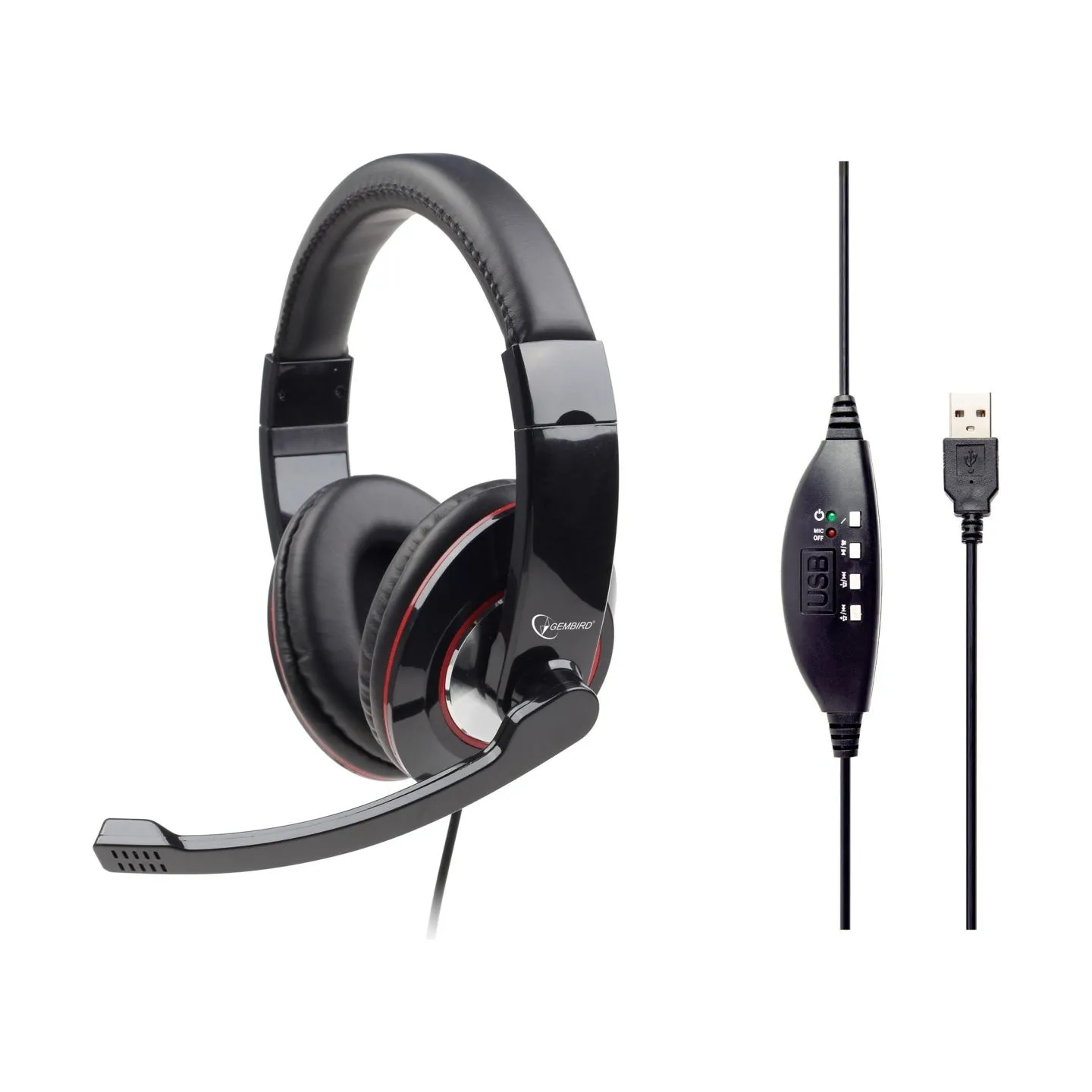 Gembird | MHS-U-001 USB headphones | Wired | N/A