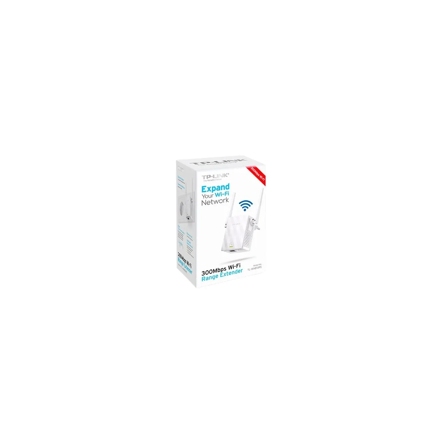 Tp-Link | Extender | TL-WA855RE | 802.11n | 2.4GHz | 300 Mbit/s | 10/100 Mbit/s | Ethernet LAN (RJ-45) ports 1 | MU-MiMO No | no