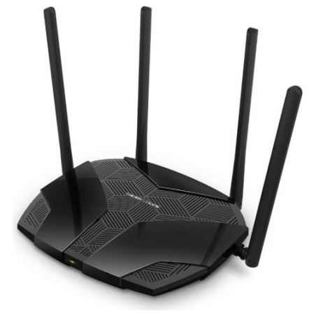 Mercusys Dual-Band Wi-Fi 6 Router | MR80X AX3000 | 802.11ax | 2402+574 Mbit/s | Ethernet LAN (RJ-45) ports 3xGigabit LAN | Mesh 