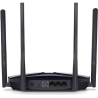 Mercusys Dual-Band Wi-Fi 6 Router | MR80X AX3000 | 802.11ax | 2402+574 Mbit/s | Ethernet LAN (RJ-45) ports 3xGigabit LAN | Mesh 
