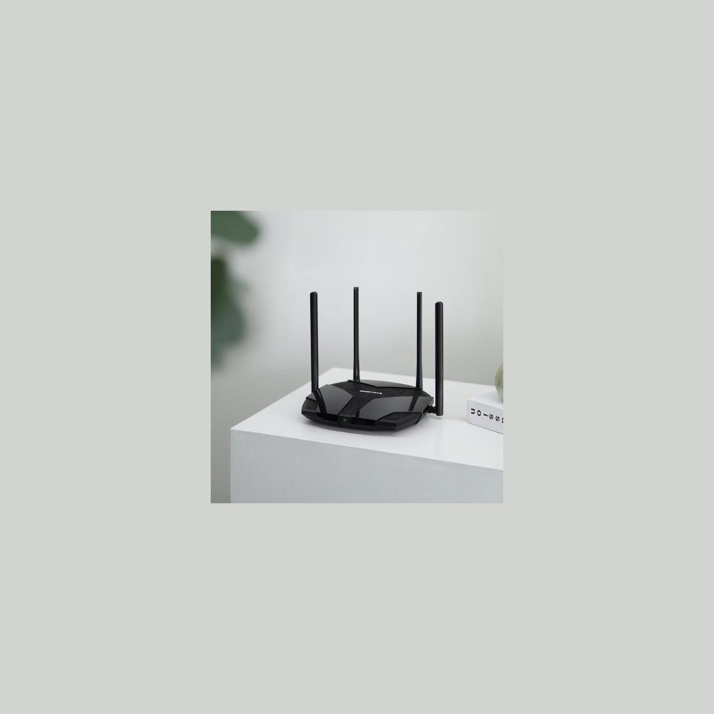 Mercusys Dual-Band Wi-Fi 6 Router | MR80X AX3000 | 802.11ax | 2402+574 Mbit/s | Ethernet LAN (RJ-45) ports 3xGigabit LAN | Mesh 