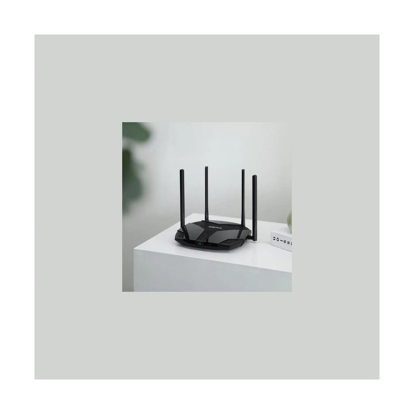 Mercusys Dual-Band Wi-Fi 6 Router | MR80X AX3000 | 802.11ax | 2402+574 Mbit/s | Ethernet LAN (RJ-45) ports 3xGigabit LAN | Mesh 