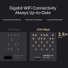 Mercusys Dual-Band Wi-Fi 6 Router | MR80X AX3000 | 802.11ax | 2402+574 Mbit/s | Ethernet LAN (RJ-45) ports 3xGigabit LAN | Mesh 