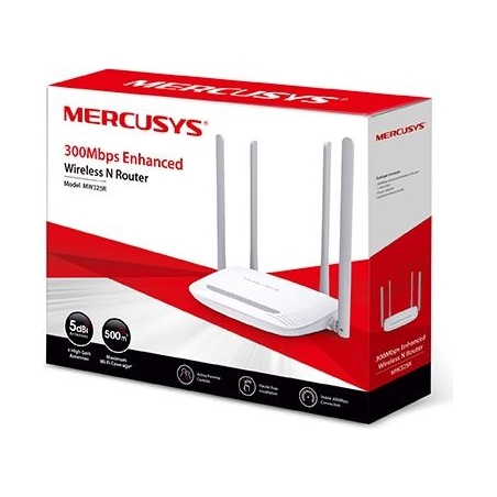 Mercusys Enhanced Wireless N Router | MW325R | 802.11n | 300 Mbit/s | 10/100 Mbit/s | Ethernet LAN (RJ-45) ports 3 | Mesh Suppor