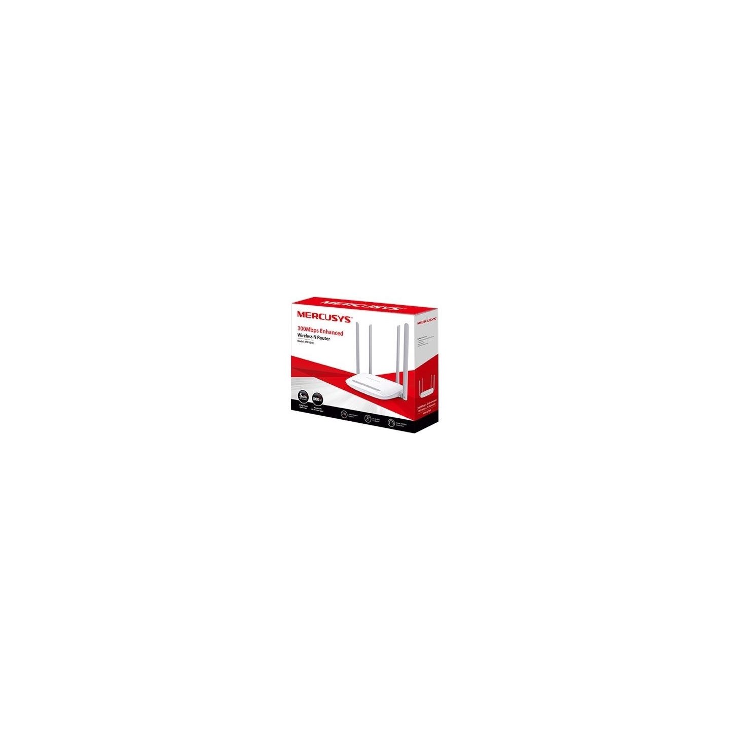 Mercusys Enhanced Wireless N Router | MW325R | 802.11n | 300 Mbit/s | 10/100 Mbit/s | Ethernet LAN (RJ-45) ports 3 | Mesh Suppor