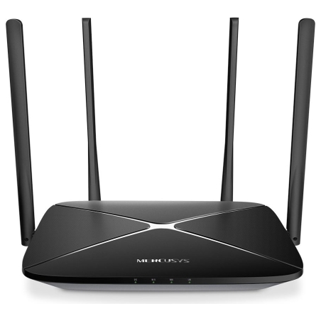 Mercusys AC1300 Wireless Dual Band Gigabit Router | AC12G | 802.11ac | 400+867 Mbit/s | 10/100/1000 Mbit/s | Ethernet LAN (RJ-45
