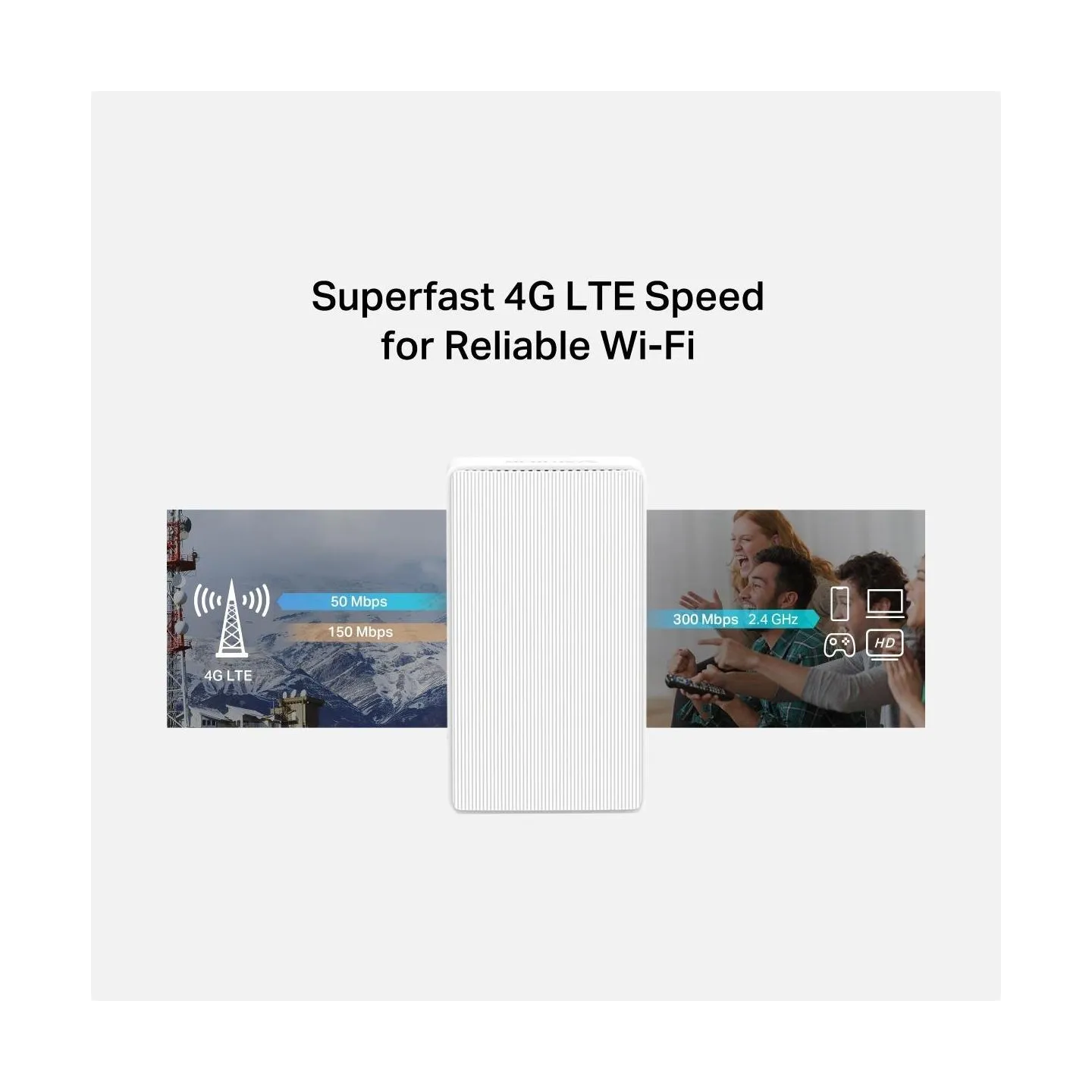 Mercusys 300 Mbps Wireless N 4G LTE Router | MB110-4G | 802.11n | 10/100 Mbit/s | Ethernet LAN (RJ-45) ports 1 | Mesh Support No