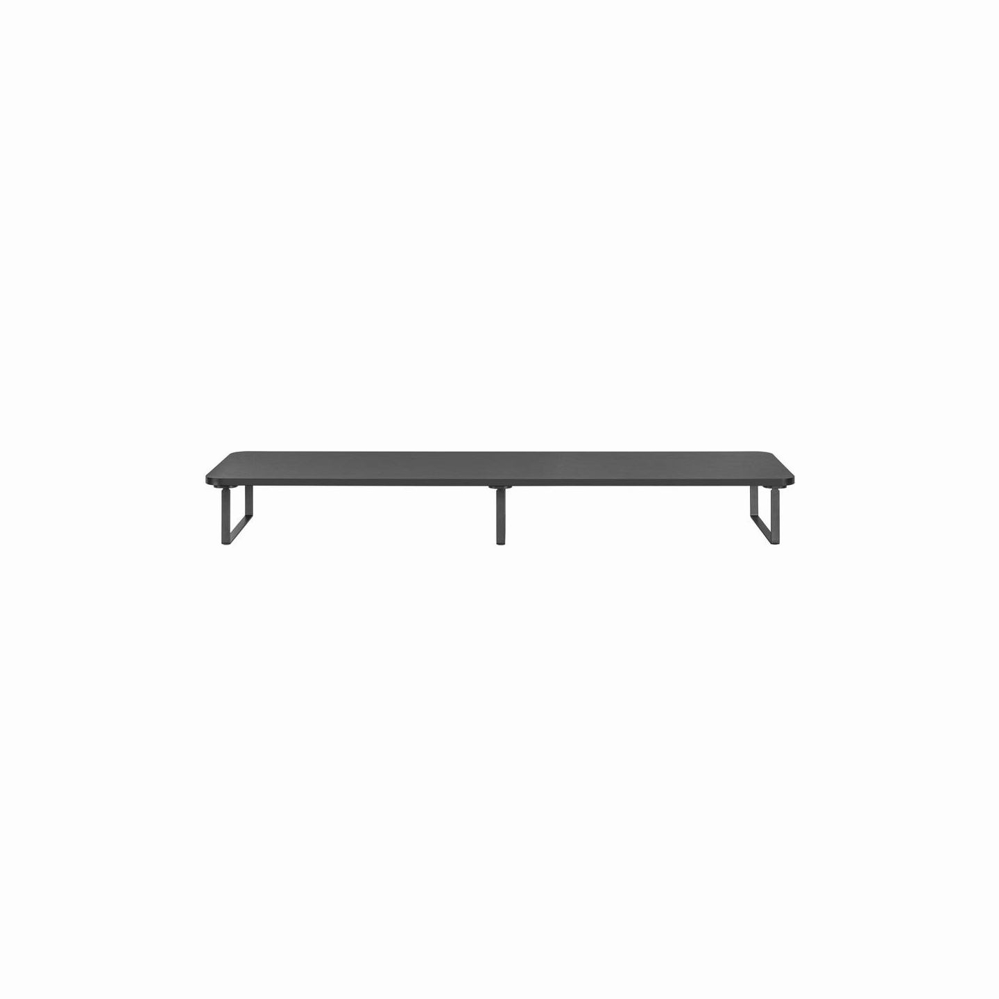 Gembird Monitor stand for 2 screens rectangle black