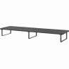 Gembird Monitor stand for 2 screens rectangle black
