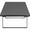 Gembird Monitor stand for 2 screens rectangle black